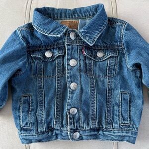 Levi's Classic Blue Jean Jacket for Baby Sz 0-6 Mos